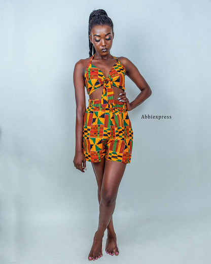 Abbiexpress 2 pieces Summer Wear for Black Women-African women wear