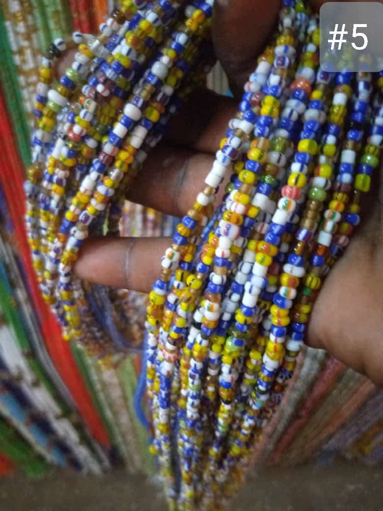 Abbiexpress (20 piecies) Ghana - African Regular Waist Beads