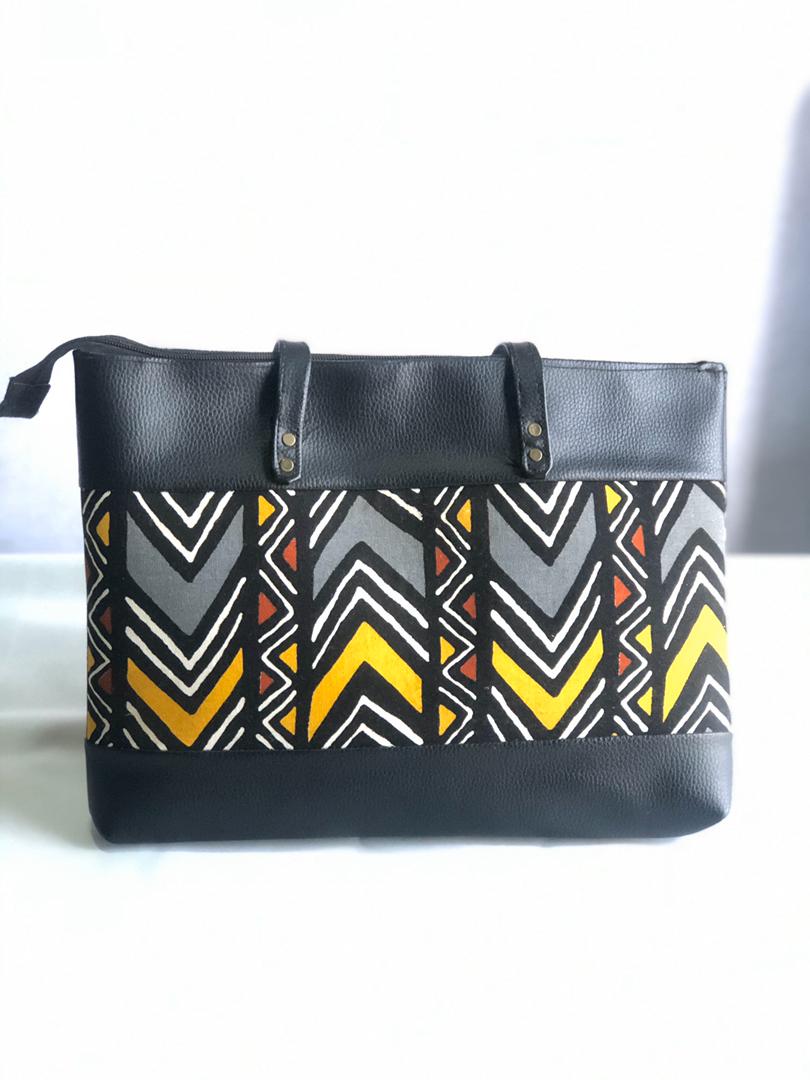 Abbiexpress African Ethnic Patterned Tote Bag African Ethnic Patterned Tote Bag - Abbiexpress