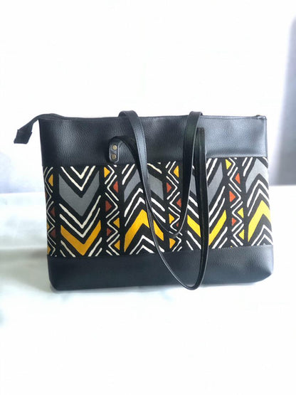 Abbiexpress African Ethnic Patterned Tote Bag African Ethnic Patterned Tote Bag - Abbiexpress