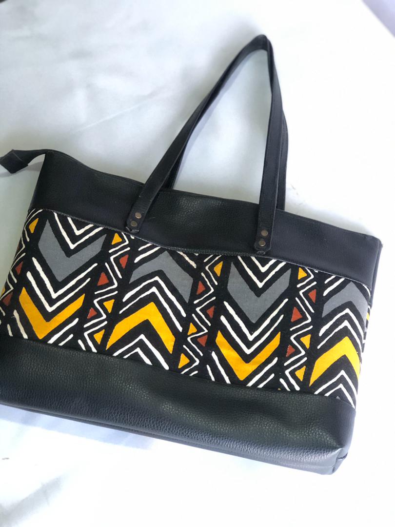 Abbiexpress African Ethnic Patterned Tote Bag African Ethnic Patterned Tote Bag - Abbiexpress