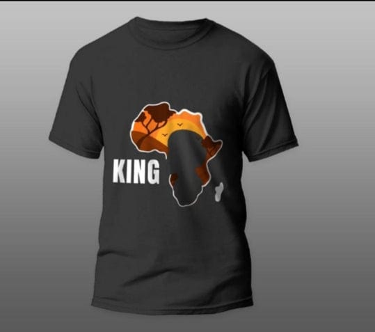Abbiexpress African Map King T-Shirt