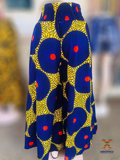 Abbiexpress African Print/Ankara Wide Leg Maxi Pants (Plazzo Pants)