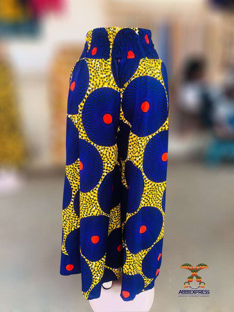 Abbiexpress African Print/Ankara Wide Leg Maxi Pants (Plazzo Pants)