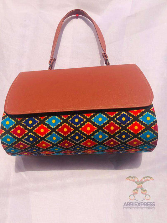 Abbiexpress African Print Handbag