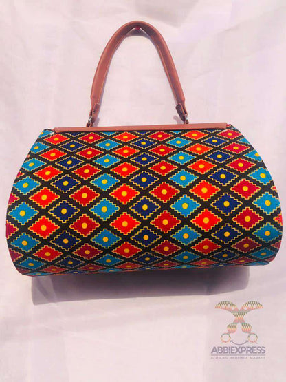 Abbiexpress African Print Handbag