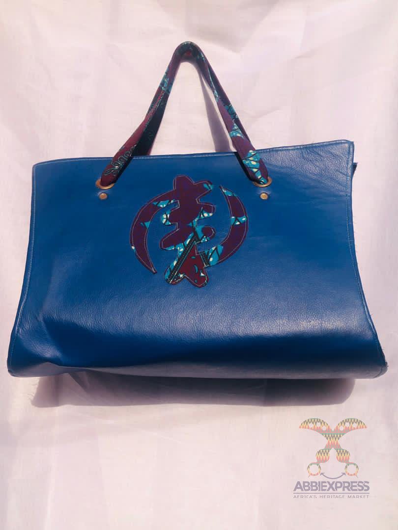 Abbiexpress African Print Handbag (Gye Name)
