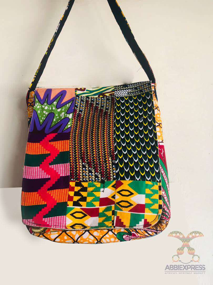 Abbiexpress African Print Handbag (Tote)
