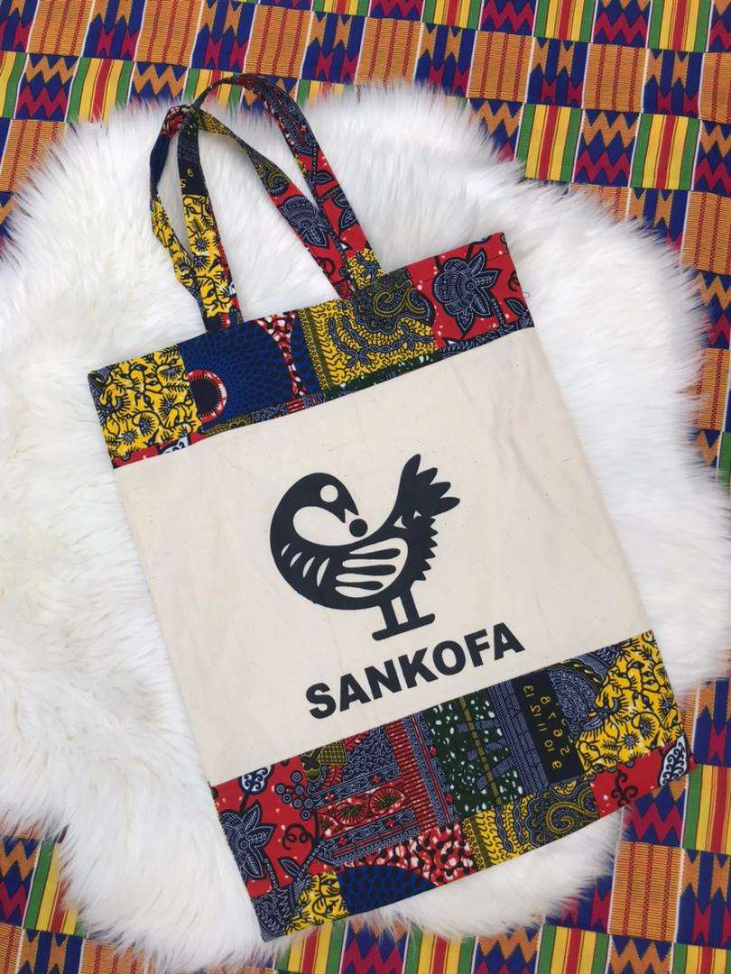 Abbiexpress African Print Handbag (Tote)
