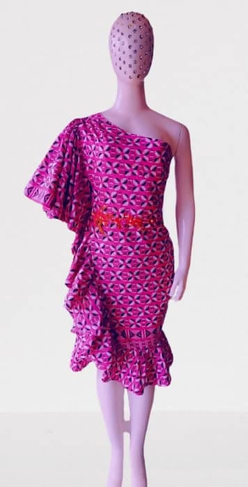 Abbiexpress AFRICAN WOMEN'S WEAR African print dress
