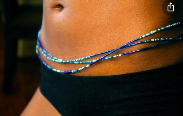 Abbiexpress African women waist beads