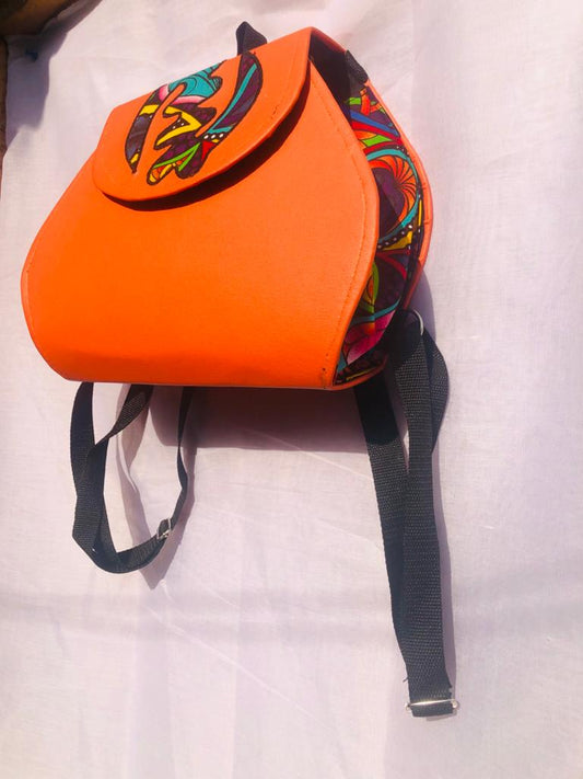 Abbiexpress Backpack With A Gye Nyame Symbol