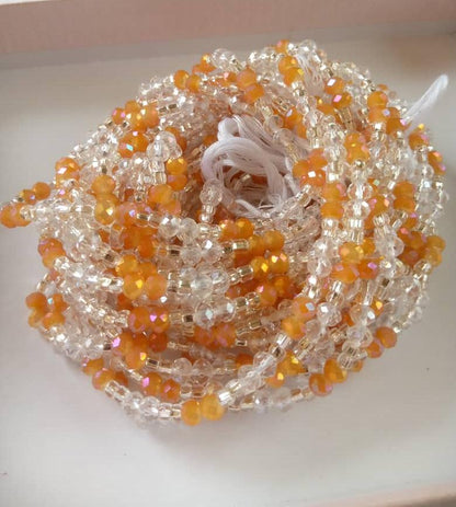 Abbiexpress Beads #12 Clear African Waist Beads Wholesale (Copy)