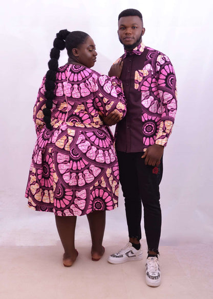 African print outfit | Couple dresses