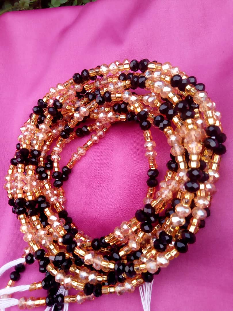 Abbiexpress Crystal Waist Beads