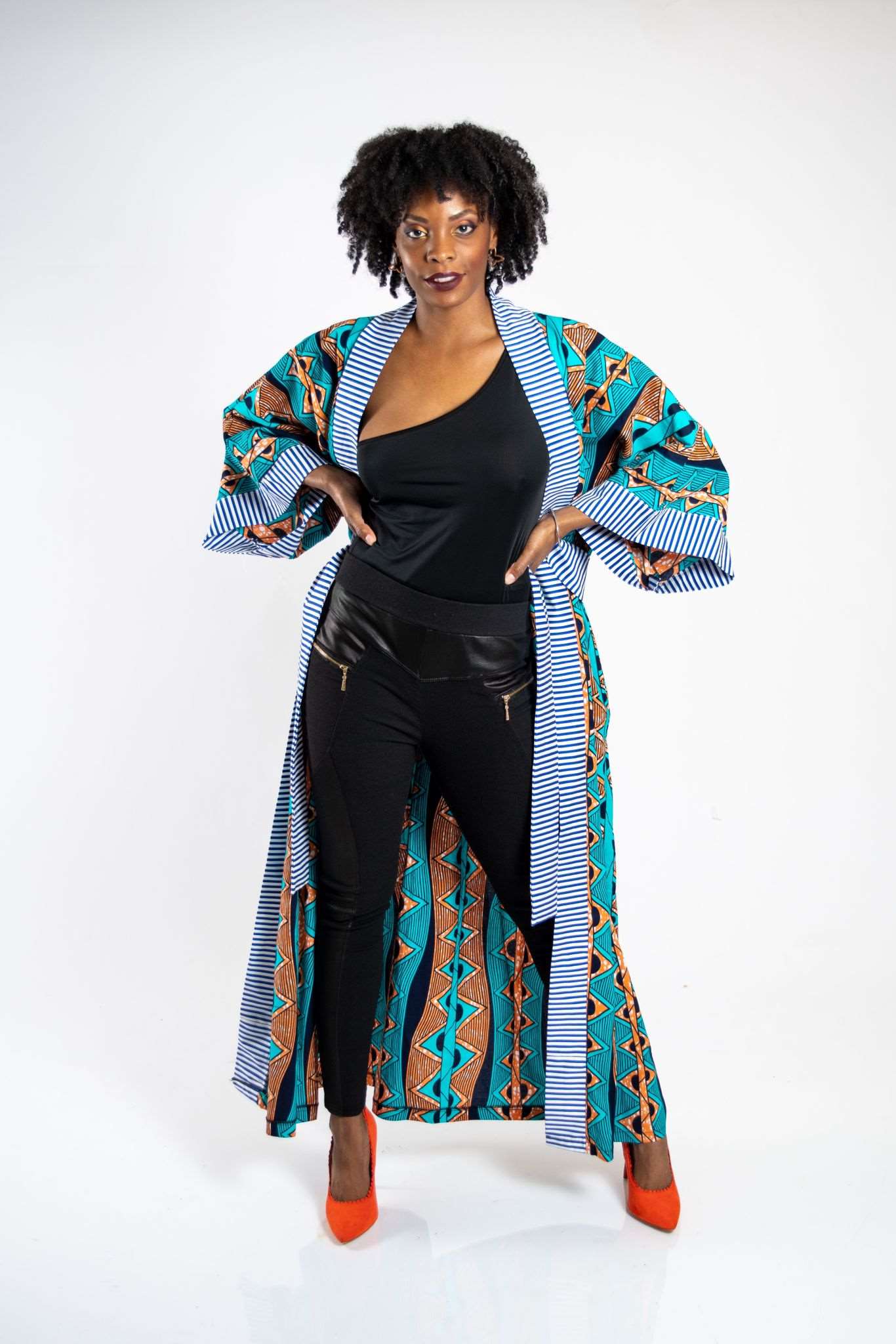 Abbiexpress Ghana Kimono-African women wear