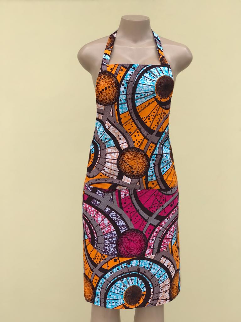 Abbiexpress Ghana W/Africa - Ankara multicolored Apron