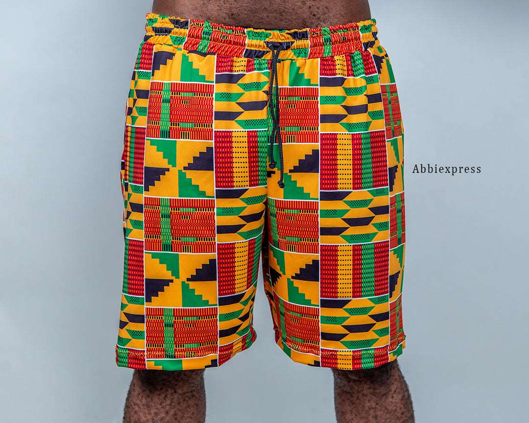 Abbiexpress Kente Shorts