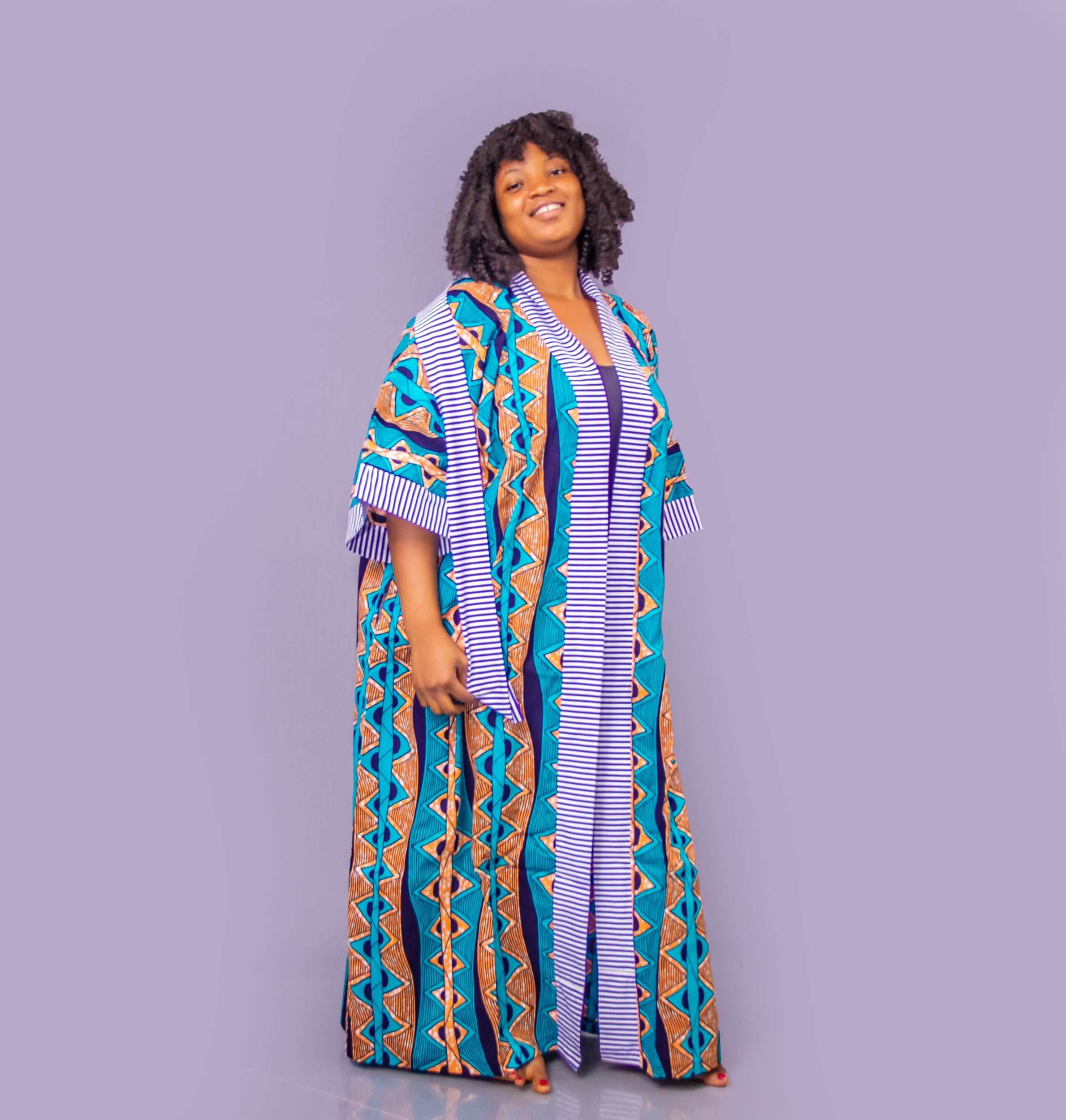 Long kimono African women wear Abbiexpress