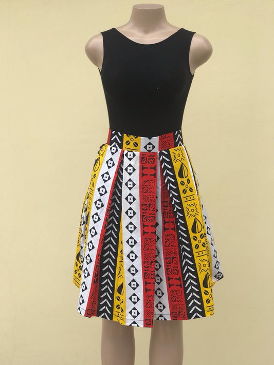 Abbiexpress M Ewurabena African Print skirt
