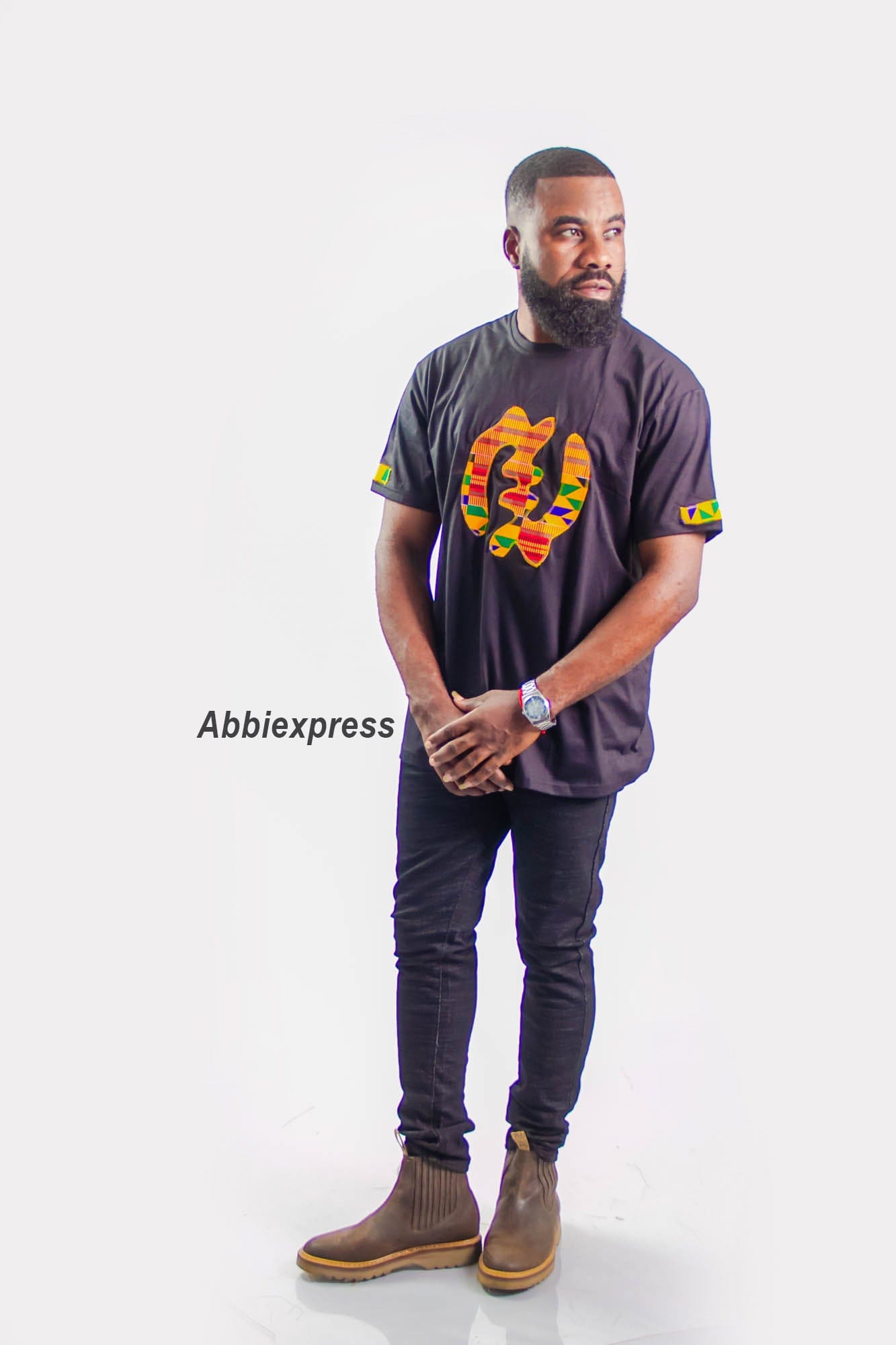 Abbiexpress Shirt Black Gye Nyame Unisex T. Shirt