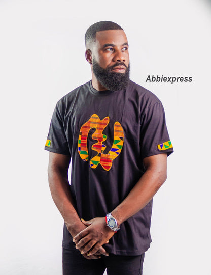 Abbiexpress Shirt Black Gye Nyame Unisex T. Shirt