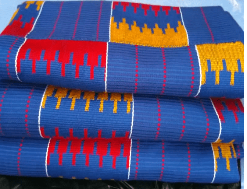ALL IN ONE SOURCE,LLC Kente Hand Woven Rich Quality Kente, 3 Piece In All. Can Be Customized In Yo