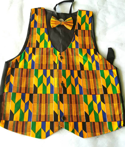 ALL IN ONE SOURCE,LLC Vest Stand Tall In Our Customized Vest Bow Tie Set 
Mix And Match With Any