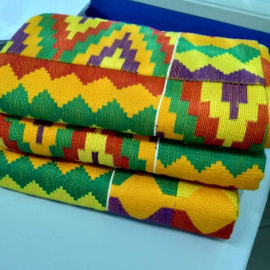 Christian Kente Kente Kente Hand Woven Rich Ashanti Kente. Can Be Customized To Your Choice Of Des