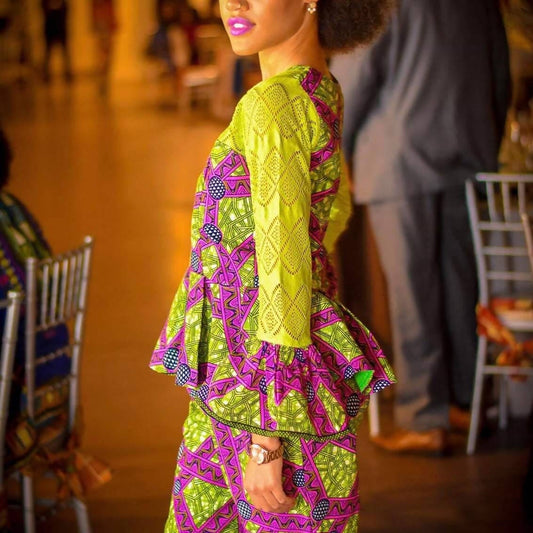 E&E Design WOMEN ANKARA African dress