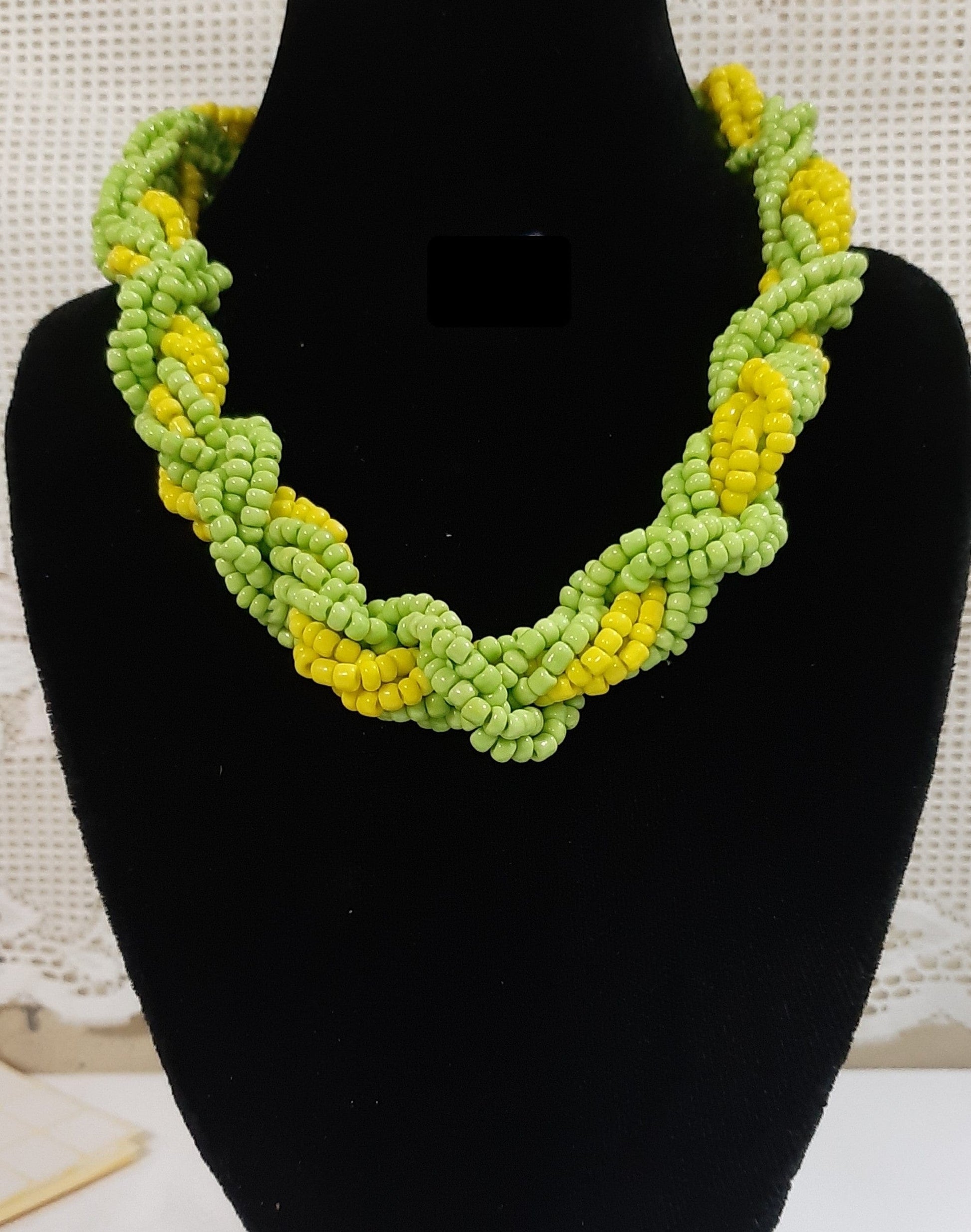 Mapenda Ventures Necklace Yellow And LimeNecklace