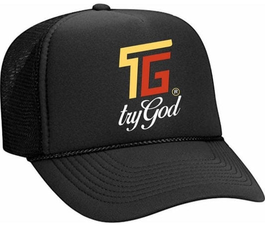 Try God Matching T-shirt with a cap